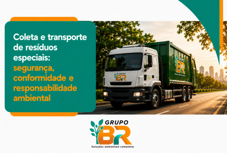Coleta e transporte de resíduos especiais: segurança, conformidade e responsabilidade ambiental